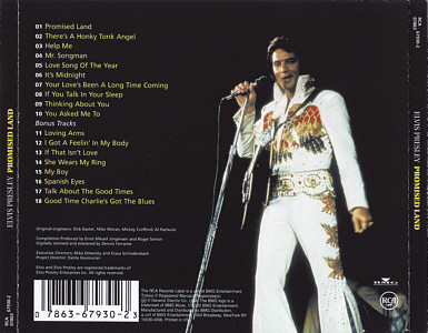 Promised Land (remastered + bonus songs) -  EU 2014 - Sony 07863 7930 2 - Elvis Presley CD
