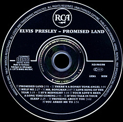 Promised Land - Germany 2000 - BMG ND 90598 - Elvis Presley CD