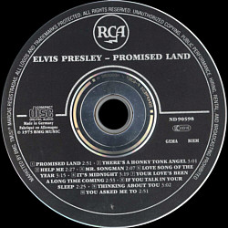 Promised Land - Germany 1993 - BMG ND 90598 - Elvis Presley CD