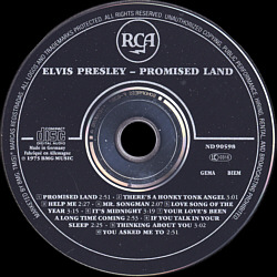 Promised Land - Elvis Presley CD Promised Land - Germany 1994 - BMG ND 90598 - Elvis Presley CD
