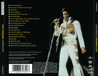 Promised Land (remastered + bonus songs) - Brazil 2003 - BMG 07863 67930 2 - Elvis Presley CD