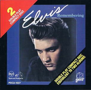 Remembering (Pair) - USA 1992 - BMG PDC2-1037 - Elvis Presley CD