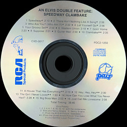 An Elvis Double Feature: Speedway, Clambake - USA 1992 - Elvis Presley CD