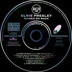 Raised On Rock - The Original Elvis Presley Collection Vol. 44 - EU 1999 - BMG 74321 90645 2 - Elvis Presley CD