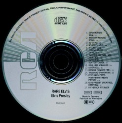 Rare Elvis - Germany 1986 - BMG PD 89003