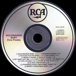 Reconsider Baby - USA 1995 - BMG PCD1-5418 - Elvis Presley CD