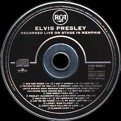 Elvis Recorded Live On Stage In Memphis - Germany 1994 - BMG 07863-50606-2
