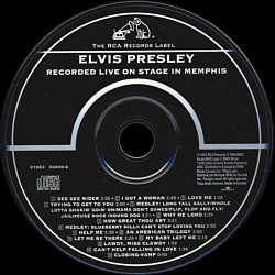Elvis Recorded Live On Stage In Memphis - Canada 1994 - BMG 07863-50606-2