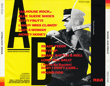 Rocker - Australia (Japan) 1985 - RCA PCD1-5182 - Elvis Presley CD