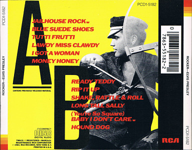 Rocker - USA 1987 - BMG PCD1-5182 - Elvis Presley CD