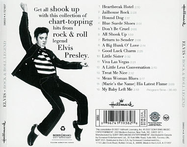 Rock & Roll Legend (Hallmark) - USA/Canada 2008 - Sony/BMG A721837 - Elvis Presley CD