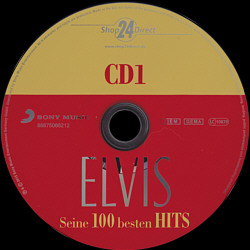 Elvis - Seine 100 besten Hits - Germany 2015 - Sony Music 8875066212 Shop 24 Direct- Elvis Presley CD