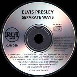 Separate Ways - Canada 1991 - BMG CCD-2611