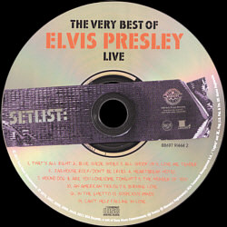 SETLIST: The Very Best Of Elvis Presley Live - USA 2011 - Sony Music 88697 91444 2