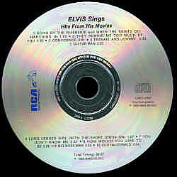 Elvis Sings Hits From His Movies Vol. 1 - USA 1996 - BMG CAD1-2567