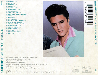 Elvis Presley Sings Leiber & Stoller - USA 1991 - BMG 3026-2-R Longbox - Elvis Presley CD