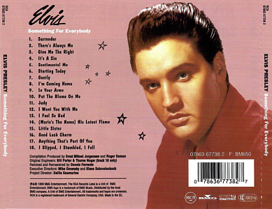 Something For Everybody (remastered + bonus) - EU 1999 - BMG 07863 67738 2