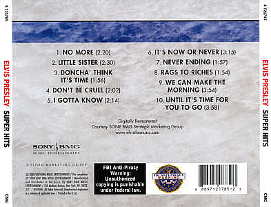 Superhits - USA 2008 - Sony/BMG A721785