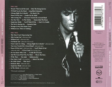 Suspicious Minds - EU 2004 - BMG 07863 67677 2 - Elvis Presley CD