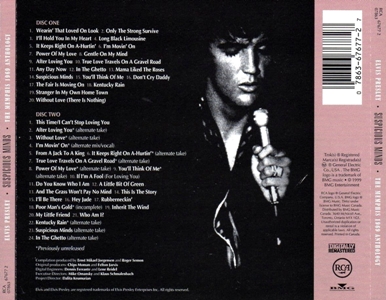 Suspicious Minds - Canada 1999 - BMG 07863 67677 2