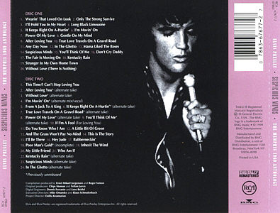 Suspicious Minds - USA 1999 - BMG 07863 67677 2