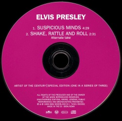 Elvis Presley CD - Suspicious Minds - 2 tks CD - BMG 74321 693362 - NL 1999