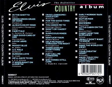 The Definitive Country Album - Germany 1994 - BMG ND 90417