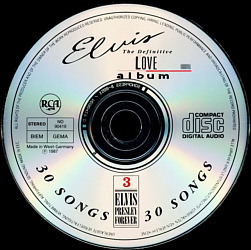 The Definitive Love Album - Germany 1990 - BMG ND 90419 - Elvis Presley CD