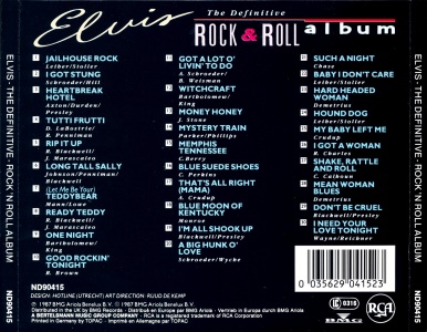 The Definitive Rock & Roll Album - Germany 1994 - BMG ND 90415