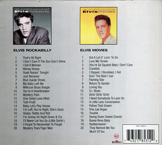 rockabilly and movies (2 CD Box) - UK and Ireland 2000 - BMG 74321 785312 - Elvis Presley CD