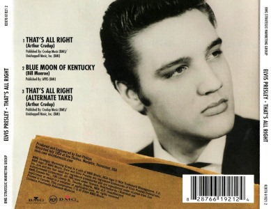 That's All right (3 tks CD) - Canada 2004 - BMG 82876 61921 2