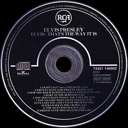 That's The Way It Is - Elvis Presley CD That's The Way It Is - Germany 1999 - BMG 74321 14690 2- Elvis Presley CD