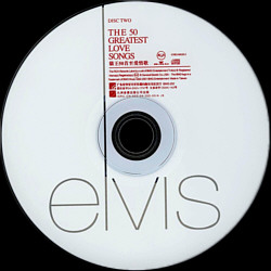 The 50 Greatest Love Songs - China 2005 - BMG 07863 68026 2