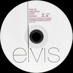 The 50 Greatest Love Songs - Taiwan 2002 - BMG 07863 68026-2   - Elvis Presley CD