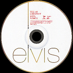 The 50 Greatest Love Songs - USA 2006 - Sony-BMG 07863 68026 2 - Elvis Presley CD