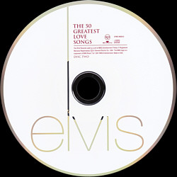 The 50 Greatest Love Songs - USA BMG Direct 2005 - Sony-BMG 07863 68026 2 / D241436 - Elvis Presley CD