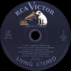 The Album Collection - Something For Everybody - Sony Legacy 88875114562-13 - EU 2016 - Elvis Presley CD