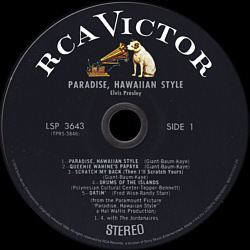 The Album Collection - Paradise, Hawaiian Style - Sony Legacy 88875114562-26 - EU 2016 - Elvis Presley CD