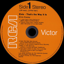 The Album Collection - That's The Way It Is - February, 1970 - Sony Legacy 88875114562-40 - EU 2016 - Elvis Presley CD
