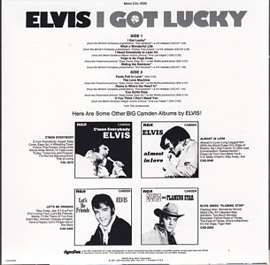 The Album Collection - I Got Lucky - Sony Legacy 88875114562-44 - EU 2016 - Elvis Presley CD