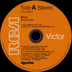 The Album Collection - Elvis (Fool Album) - Sony Legacy 88875114562-50 - EU 2016 - Elvis Presley CD