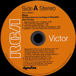 The Album Collection - Elvis Recorded Live On Stage In Memphis - Sony Legacy 88875114562-53 - EU 2016 - Elvis Presley CD
