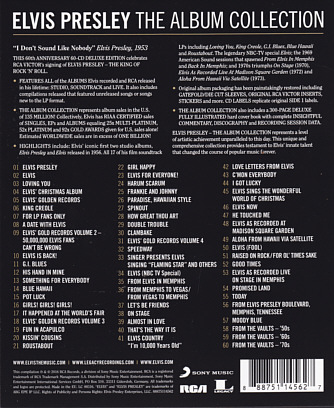 The Album Collection - 60 CD Box - Sony Legacy 88875114562 - EU 2016 - Elvis Presley CD