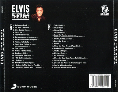 The Best - 80 Years Later - Sony Music Italy 2015 - Elvis Presley CD