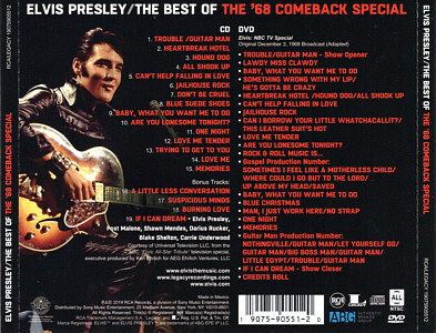 The Best Of The '68 Comeback Special - Sony Legacy 19075905512 - USA 2019 Walmart - Elvis Presley CD