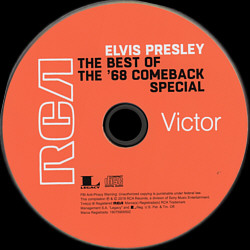 The Best Of The '68 Comeback Special - Sony Legacy 19075905512 - USA 2019 Walmart - Elvis Presley CD