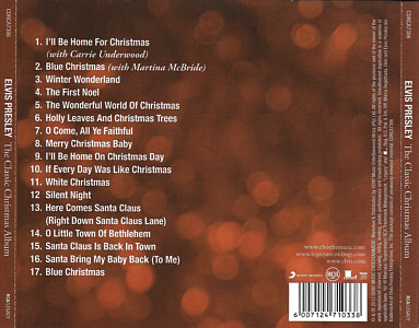 The Classic Christmas Album - South Africa 2013 - Sony Music CDRCA7386 - Elvis Presley CD