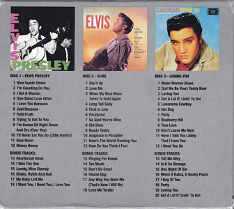 The Collection - Elvis Presley CD The Collection - USA 2013- Sony Music 88883782042 - 3 CD cardboard box - Elvis Presley CD