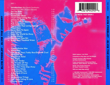 The Concert - 1999 World Tour - Australia 1999 - BMG 74321 64429 2