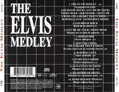 The Elvis Medley - Mexico 1994 - BMG 7 48211 13562 2
